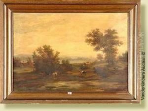 Paysage Aux Vaches by Arthur De Waerhert