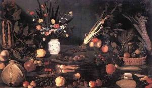Still Life with Flowers and Fruit by Caravaggio