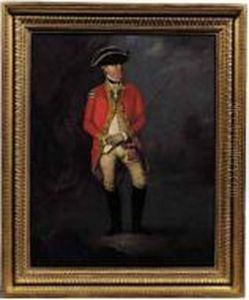 Portrait Of An Actor In The Character Of An Army Officer by Samuel de Wilde