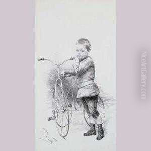 Nino Con Triciclo Nino Con Triciclo