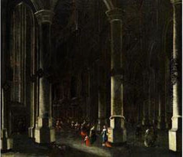 Nachtliches Kircheninterieur - view 1