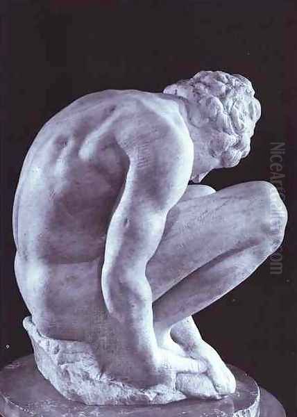 Crouching Boy - view 1