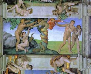 The Fall of Man and the Expulsion from the Garden of Eden by Caravaggio