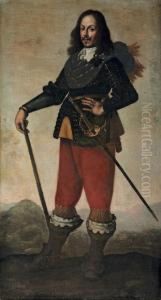 Portrait Of An Officer by Francisco De Zurbaran