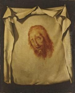 The Veil Of Saint Veronica by Francisco De Zurbaran