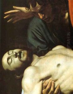 The Entombment (detail) by Caravaggio