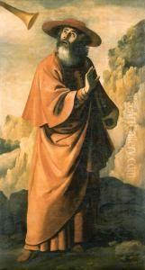 Saint Jerome In The Wilderness by Francisco De Zurbaran