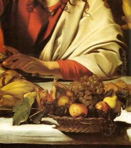 Supper at Emmaus (detail) by Caravaggio