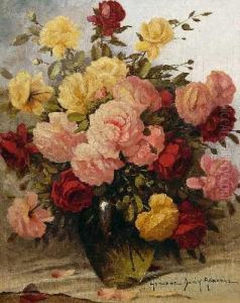 Rosenstraus Inglasvase - view 1