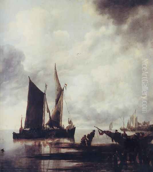 Boats in Shallow Water - view 1