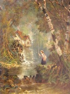 Romantic Landscape by Edwin Deakin