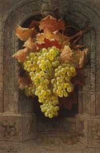 A Still Life With Grapes by Edwin Deakin