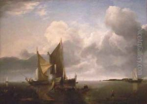 Ships in a Calm by Jan Van De Capelle