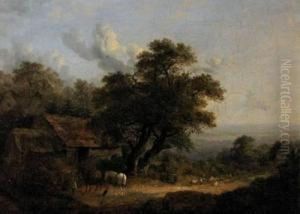Farm Scene by John Dearman Birchall