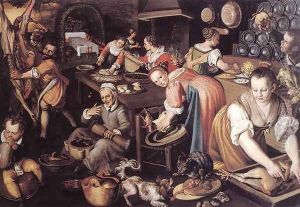 Kitchen 1580s by Vincenzo Campi