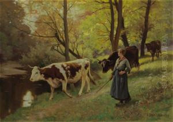 Leading The Herd To Drink - view 1