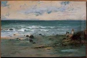 Children By The Sea by Charles Ernest Debelle