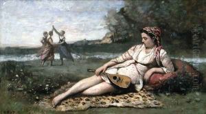 Young Women of Sparta (or Gypsy Reclining) c.1868-70