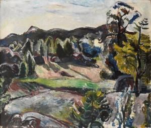 Landskap 1917 1917 by Peder Deberitz