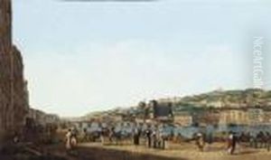 Vue De La Ville De Lyon by Philibert-Louis Debucourt
