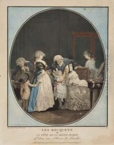 Two Color Aquatints With Etching And Engraving.