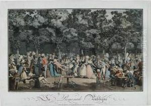 La Promenade Publique by Philibert-Louis Debucourt