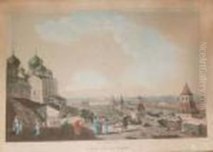 Vue De Moskou by Philibert-Louis Debucourt