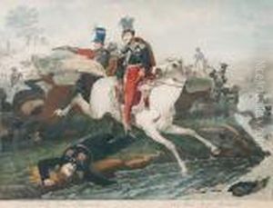 Mort Du Prince Joseph Poniatonski by Philibert-Louis Debucourt