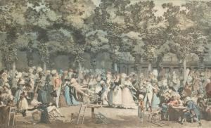 La Promenade Publique by Philibert-Louis Debucourt