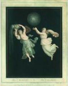 Les Heures D'apres Raphael. by Philibert-Louis Debucourt