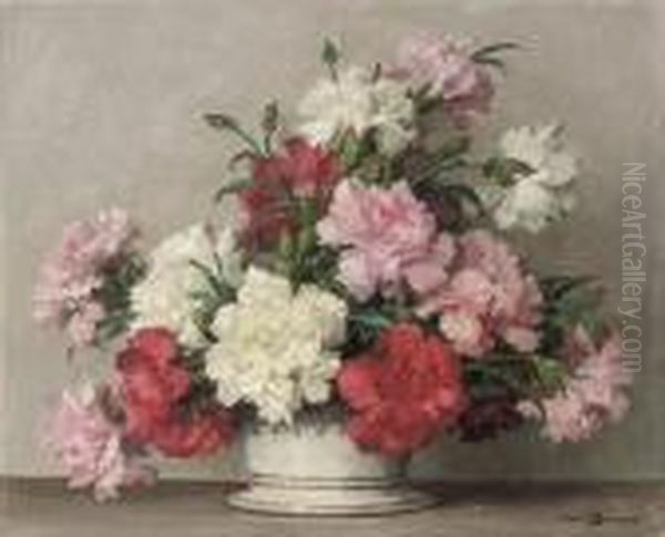 Carnations In A Vase - view 1