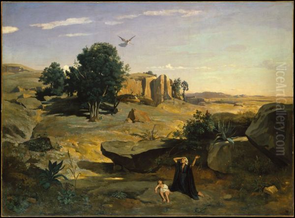 Hagar in the Wilderness - view 1
