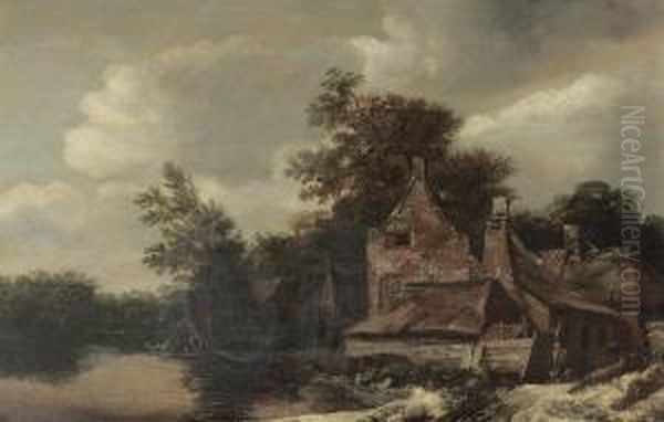 A Wooded River Landscape - view 1