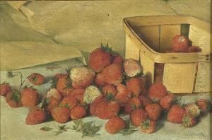 Still Life With Strawberries by Joseph Decker