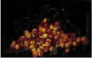 Still Life With Sour Cherries by Joseph Decker