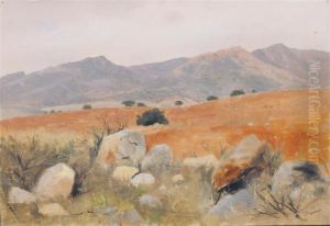 Dusk In The Mountains by Lockwood Deforest