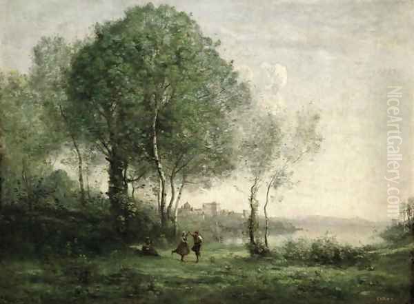 Castel Gandolfo, Dancing Tyrolean Shepherds, 1855-60 - view 1