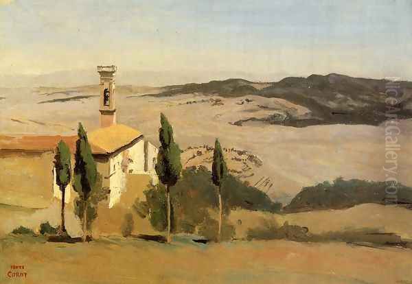 Volterra - Church and Bell Tower - view 1