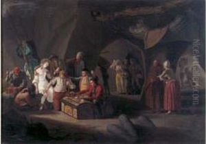 Des Voleurs Dans Une Caverne