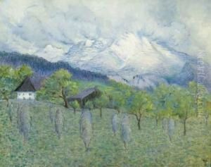Montagne A Salzburg by William Degouve de Nuncques