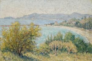 View At Themediterranean Sea by William Degouve de Nuncques