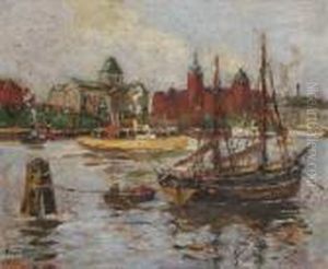 Hafen Von Stettin by Eugene Dekkert