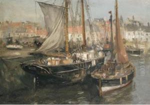 St Monans Harbour by Eugene Dekkert