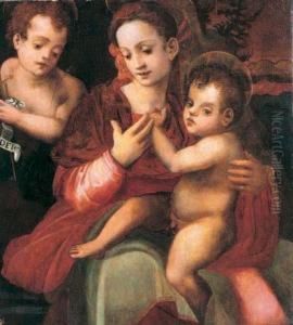 Madonna Con Bambino by Francesco Brini Active Florence
