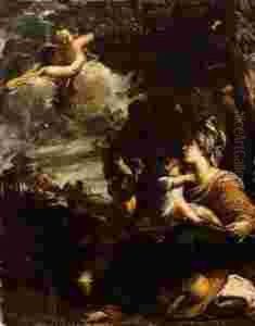 Riposo Nella Fuga In Egitto by Francesco del Cairo