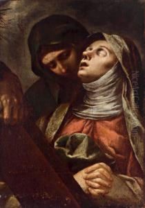 Madonna Con La Maddalena by Francesco del Cairo