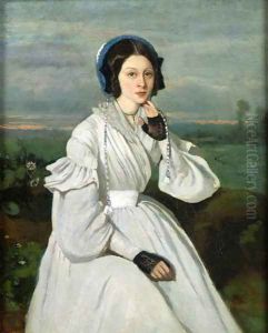 Portrait of Louise Claire Sennegon, future Madame Charmois, 1837