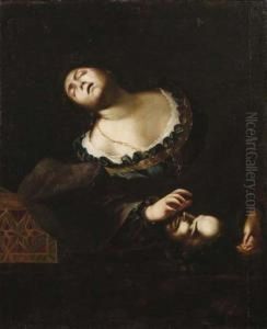 Salome Con La Testa Del Battista by Francesco del Cairo