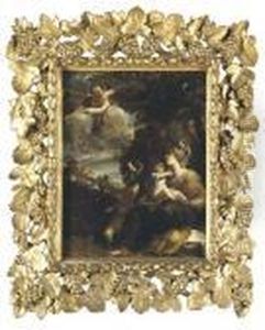 The Rest On The Flight Into Egypt With The Infant Saint John The Baptist