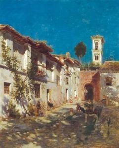 Street Scene, Venice by Federico del Campo